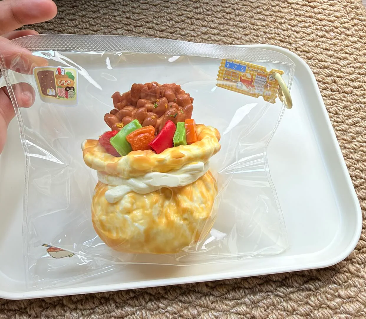 Bolsa de regalo con tiras de carne